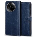 Shock Proof Flip Cover Back Case for Realme Narzo 60X 5G | Magnetic Wallet Leather Case with Stand - Image 3