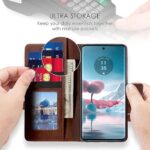 Shock Proof Flip Cover Back Case for Motorola Moto Edge 40 Neo 5G | Magnetic Wallet Leather Case with Stand - Image 7