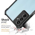 Shock Proof Clear Back Case Mobile Cover for Samsung Galaxy M13 4G | F13 4G (Hard | Hybrid PC + TPU | Full Armour Device & Camera Protection | Black) - Image 6