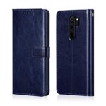 Shock Proof Flip Cover Back Case for Xiaomi Mi Redmi Note 8 Pro | Magnetic Wallet Leather Case with Stand