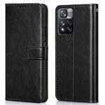 Shock Proof Flip Cover Back Case for Xiaomi 11I 5G | Magnetic Wallet Leather Case with Stand