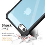 Shock Proof Clear Back Cover Case Mobile Cover for Apple iPhone 5S | 5 | 5 SE (Hard | Hybrid PC + TPU | Full Armour Device & Camera Protection | Black) - Image 3
