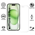 Unbreakable Nano Film Glass Screen Protector for Apple iPhone 15 Plus [ Flexible like a Screen Guard, Harder than a Tempered Glass ]  Pack Of 2 - Image 6