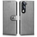 Shock Proof Flip Cover Back Case for Vivo T4 Lite 5G | Magnetic Wallet Leather Case with Stand