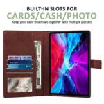 Shock Proof Flip Cover Back Case for Lenovo Tab M10 2Nd Gen (10.1 Inch) Flip Cover Tablet Back Case | Shock Proof Folio | Magnet Closure With Viewing Stand (Flexible | Leather Finish | Card Pockets Wallet | Brown) | Magnetic Wallet Leather Case with Stand - Image 3