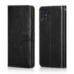 Shock Proof Flip Cover Back Case for Samsung Galaxy M31S | Magnetic Wallet Leather Case with Stand