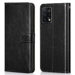 Shock Proof Flip Cover Back Case for Oppo A74 4G | Magnetic Wallet Leather Case with Stand