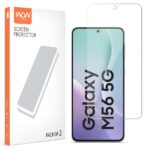 Unbreakable Nano Film Glass Screen Protector for Samsung Galaxy M56 5G | Galaxy F56 5G [ Flexible Like a Screen Guard, Harder Than a Tempered Glass ]  Pack of 2 Transparent - Image 2