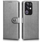 Shock Proof Flip Cover Back Case for Vivo T4X 5G | Magnetic Wallet Leather Case with Stand