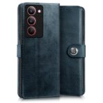 Shock Proof Flip Cover Back Case for Realme 14X 5G | Magnetic Wallet Leather Case with Stand - Image 5