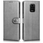 Shock Proof Flip Cover Back Case for Redmi Note 10 Lite | Magnetic Wallet Leather Case with Stand