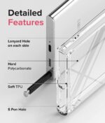 kelpuj Crystal Clear Transparent Back Case for Compatible with Samsung Galaxy S23 Ultra 5G | Shockproof Flexible TPU Silicone Cover | Full Body & Camera Protection Transparent - Image 7