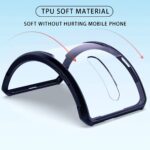 Shock Proof Clear Protective Back Case for Samsung Galaxy M12 | A12 | F12 - AirEDGE Technology | 360 Degree Camera Protection | Transparent Hybrid Back Case Mobile Cover - Blue - Image 3