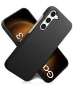 Slim Frameless Back Cover for Samsung Galaxy S23 5G | Ultra Thin Lightweight Design & Camera Protection | Soft Matte Silicone Flexible Mobile Case (Black) - Image 3