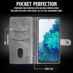 Shock Proof Flip Cover Back Case for Samsung Galaxy S20 Fe 5G | Magnetic Wallet Leather Case with Stand - Image 7
