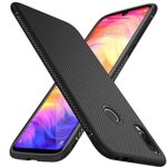 Premium Ultra Thin Flexible Protective Beetle Series Shockproof Line Grain Textured case, Anti Slip, Camera Protection for Xiaomi Redmi Note 7 Pro/Redmi Note 7 - Textured Black