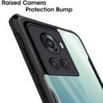 Shock Proof Clear Back Case Mobile Cover for 1+ OnePlus 10R 5G | 10R Prime 5G (Hard | Hybrid PC + TPU | Full Armour Device & Camera Protection | Black) - Image 4