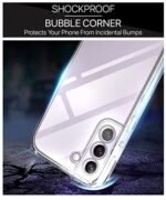UltraHybrid Crystal Clear Back Case Cover for Samsung Galaxy S21 FE 5G | Hard Back | Slim Fit Shockproof Design | Camera Protection Bump | Back Cover Case (PC,TPU | Transparent) - Image 7