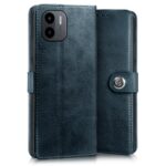 Shock Proof Flip Cover Back Case for Redmi A1 | Magnetic Wallet Leather Case with Stand - Image 5