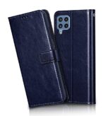 Shock Proof Flip Cover Back Case for Samsung Galaxy F22 4G | Magnetic Wallet Leather Case with Stand - Image 5