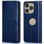 Shock Proof Flip Cover Back Case for Apple Iphone 14 Pro | Magnetic Wallet Leather Case with Stand