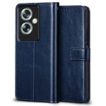 Shock Proof Flip Cover Back Case for Oppo A79 5G | Magnetic Wallet Leather Case with Stand - Image 5