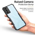 Shock Proof Clear Back Case Mobile Cover for Samsung Galaxy F23 5G (Hard | Hybrid PC + TPU | Full Armour Device & Camera Protection | Black) - Image 5