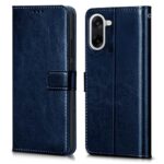 Shock Proof Flip Cover Back Case for 1+ Oneplus Nord Ce 5 5G | Magnetic Wallet Leather Case with Stand