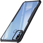 Shock Proof Clear Back Cover Case Mobile Cover for Samsung Galaxy M21 | M30s | M21 2021 (Hard | Hybrid PC + TPU | Full Armour Device & Camera Protection | Black)