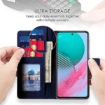 Shock Proof Flip Cover Back Case for Samsung Galaxy M54 | Magnetic Wallet Leather Case with Stand - Image 5