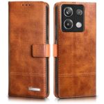 Shock Proof Flip Cover Back Case for Xiaomi Mi Redmi Note 13 5G | Magnetic Wallet Leather Case with Stand