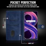 Shock Proof Flip Cover Back Case for Realme Narzo 30 5G, 9, 8, 8S | Magnetic Wallet Leather Case with Stand - Image 5