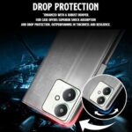 Shock Proof Flip Cover Back Case for Mi Redmi 13C 5G | Magnetic Wallet Leather Case with Stand - Image 7