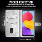 Shock Proof Flip Cover Back Case for Samsung Galaxy M13 4G | Magnetic Wallet Leather Case with Stand - Image 7