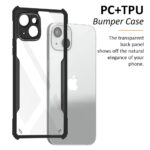 kelpuj Crystal Clear Transparent Back Case for Compatible with Apple iPhone 13 Shockproof TPU Silicone Cover | Full Body & Camera Protection Transparent - Image 4