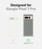 Crystal Clear Transparent Back Case Cover for Google Pixel 7 Pro | Full Device & Camera Protection Shockproof TPU | Flexible Silicone Back Cover Case Transparent - Image 2