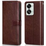 Shock Proof Flip Cover Back Case for 1+ Oneplus Nord 2T 5G | Magnetic Wallet Leather Case with Stand