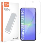 Unbreakable Nano Film Glass Screen Protector for Samsung Galaxy A36 5G | Galaxy A56 5G [ Flexible like a Screen Guard, Harder than a Tempered Glass ]  Pack Of 2 - Image 2