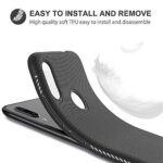 Premium Ultra Thin Flexible Protective Beetle Series Shockproof Line Grain Textured case, Anti Slip, Camera Protection for Xiaomi Redmi Note 7 Pro/Redmi Note 7 - Textured Black - Image 3