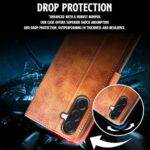 Shock Proof Flip Cover Back Case for Samsung Galaxy A36 5G | Magnetic Wallet Leather Case with Stand - Image 7