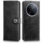 Shock Proof Flip Cover Back Case for Iqoo Z10 5G | Magnetic Wallet Leather Case with Stand