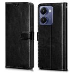 Shock Proof Flip Cover Back Case for Realme P3 Ultra 5G | Magnetic Wallet Leather Case with Stand