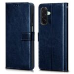 Shock Proof Flip Cover Back Case for Samsung Galaxy A26 5G | Magnetic Wallet Leather Case with Stand