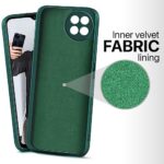 kelpuj Back Cover for Itel S23 | Ultra Slim Soft Rubberised Case | Inner Velvet Fabric Lining | Matte Silicone Flexible Mobile Case | Camera Protection - Green - Image 3