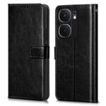 Shock Proof Flip Cover Back Case for Iqoo Neo 9 Pro 5G | Magnetic Wallet Leather Case with Stand