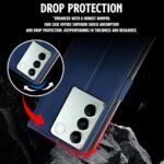 Shock Proof Flip Cover Back Case for Vivo V27 | Magnetic Wallet Leather Case with Stand - Image 7