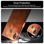 Shock Proof Flip Cover Back Case for Samsung Galaxy A20 | Magnetic Wallet Leather Case with Stand - Image 7
