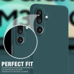 Back Cover for Samsung Galaxy M36 5G | Samsung Galaxy F36 5G | Ultra Slim Soft Rubberised Case (Green) - Image 5