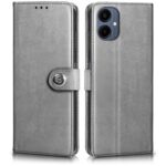 Shock Proof Flip Cover Back Case for Samsung Galaxy A06 | Magnetic Wallet Leather Case with Stand