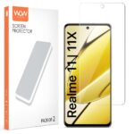 Unbreakable Nano Film Glass Screen Protector for Realme Narzo 60X 5G | 11 5G | 11X 5G | C67 [ Flexible Like a Screen Guard, Harder Than a Tempered Glass ]  Pack of 2 Clear - Image 2